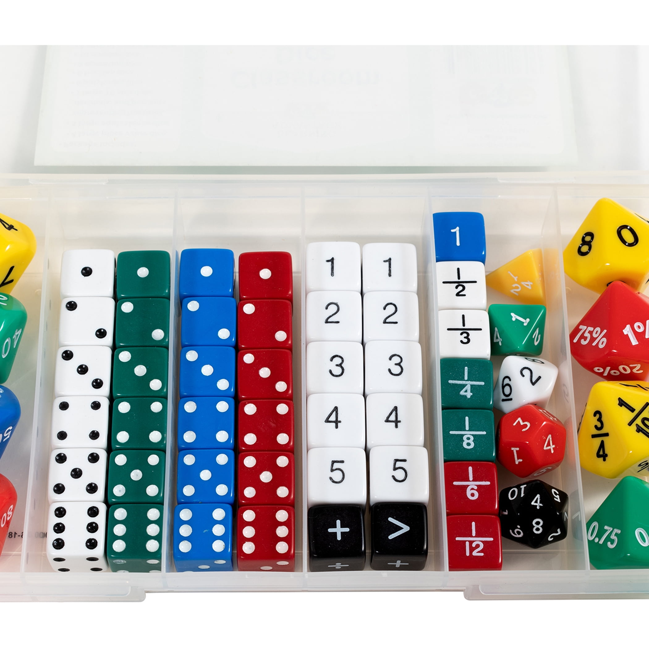Edx Education Classroom Dice Set Math/Counting Grade PK+ (CTU16076)