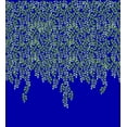 thumbnail image 1 of Soimoi Moss Georgette Fabric Leaves Panel Printed Fabric 1 Yard 42 Inch Wide, 1 of 1
