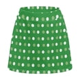 thumbnail image 2 of Uorisango Green Polka Dots Womens Golf Athletic Activewear Skorts Casual Breathable Tennis Golf Skirts for Women with Shorts Polyester Spandex Fabric Outing Wear Workout Sports, 2 of 7