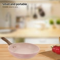 thumbnail image 1 of RUNROTOO Ceramic Pan with Lid for Kitchen Easy Cleaning Fry Pan for Home Cooking 1Pack, 1 of 8