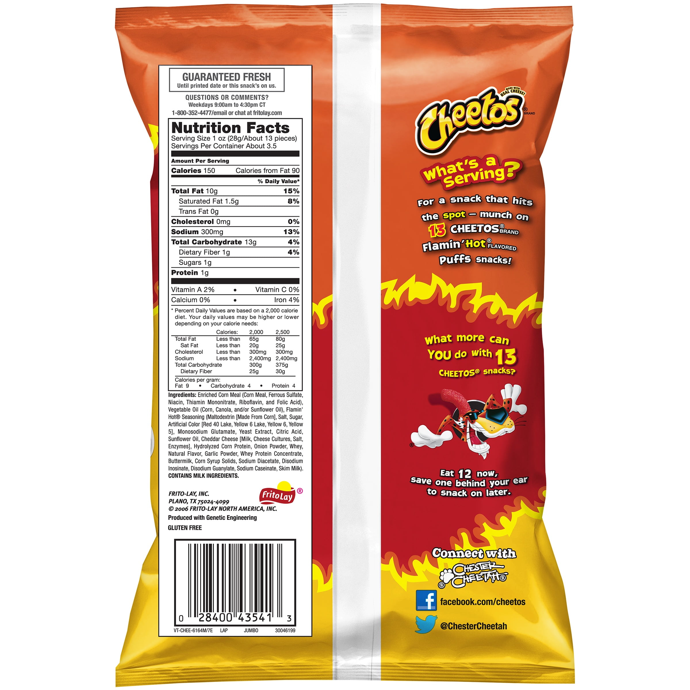 Cheetos Poffs Flamin Hot 41g