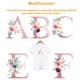 thumbnail image 2 of Monstrate 10 piezas de parches de calor del alfabeto flor de moda letras en inglés parche costura DIY apliques para bolsas de ropa camiseta Type3 NO3, 2 of 6