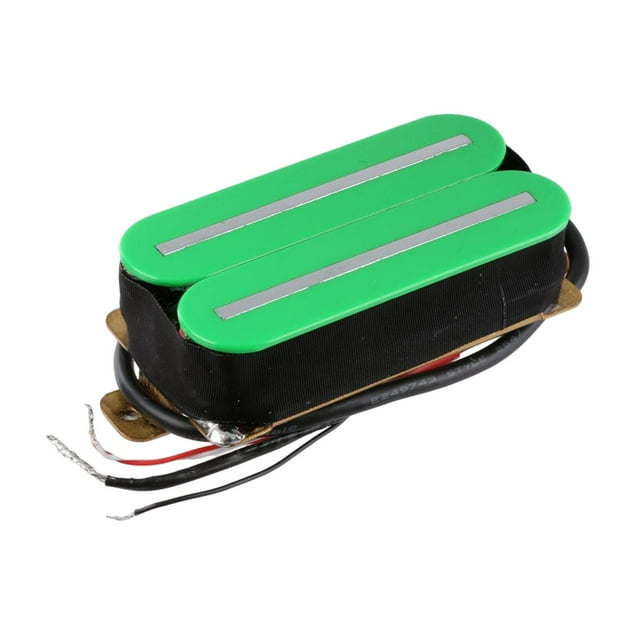 Milaget Alloy Electric Guitar Dual Pickups High Output Pickup Bridge Pickups Humbucker Green