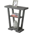 thumbnail image 2 of Convenience Concepts Newport V Console, Weathered Gray ( Pack of 2 ), 2 of 3