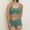 Army Green, variant on Women's Soft Cup Bikini Set Two Piece Swimsuit with Standard Straps Scoop Neck Solid Pattern Quick Dry Nylon Spandex for Vacation