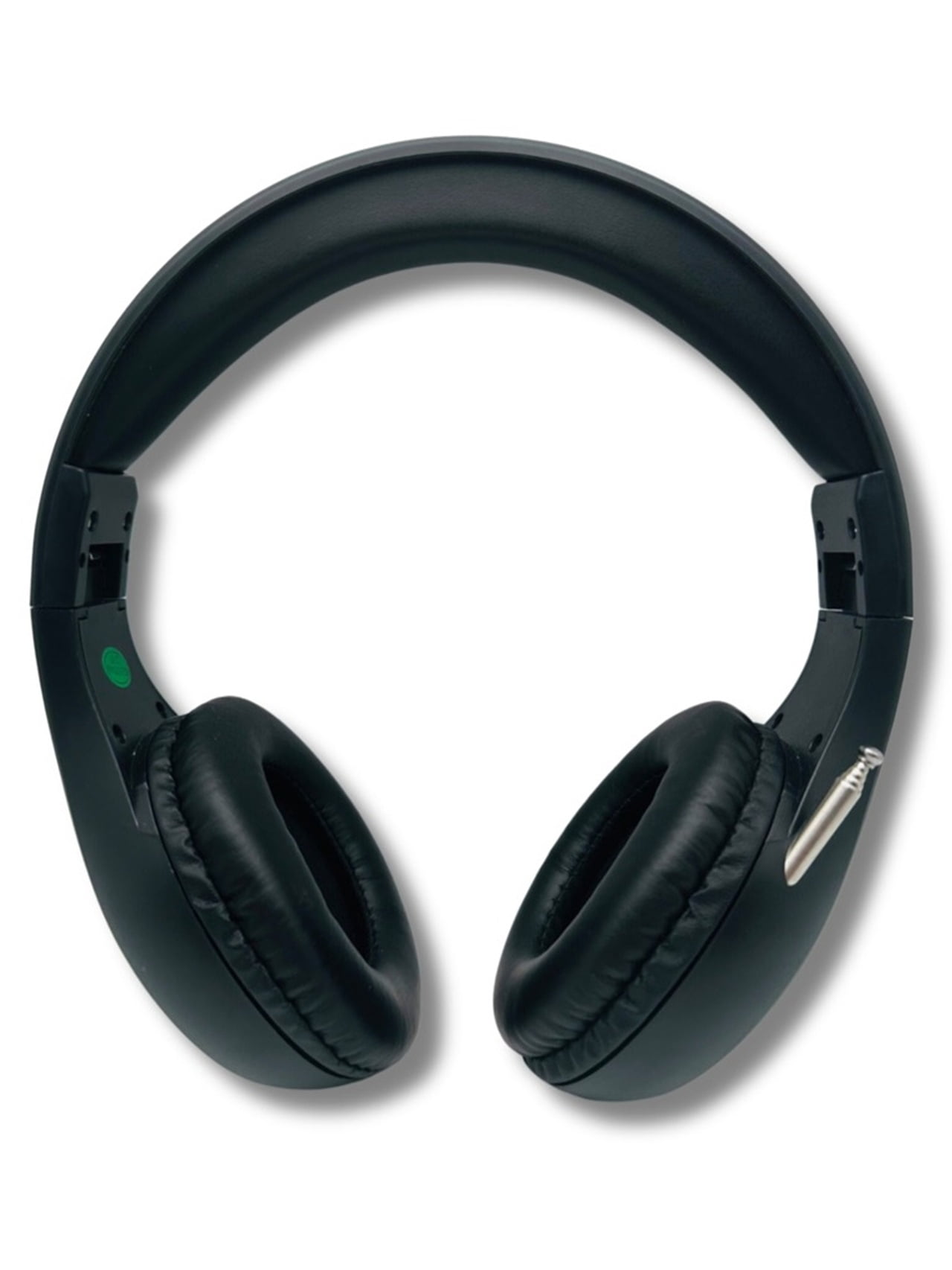Things Audio FM Radio Headphones/Headset Pull-Out Antenna, Great Reception & Sound, Walking, Jogging, Relaxing, School, Talk Radio, Yard Work - Powered by 2AA Batteries (Not Included) - Black