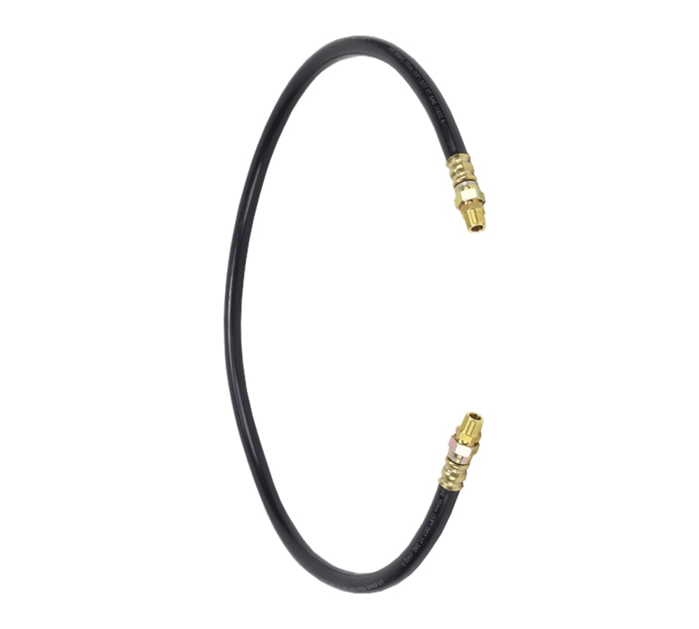 Air Brake Hose Assembly 48" x 3/8"-18 for Semi Trucks | 3/8" ID 3/8" NPT 225 PSI 2 Swivel DOT FMVSS106 SAE J1402 | Replaces 16448 146548 161SW4866 21198 40122-48 453348 M5LS6648
