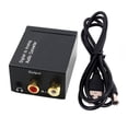 thumbnail image 2 of Convertidor de audio digital a analógico de 3,5 mm con fibra coaxial digital, 2 of 5