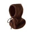 thumbnail image 2 of Knit Balaclava for Women, Thermal Windproof Hooded Neck Warmer, Winter Ski Mask for Skiing, Snowboarding, Outdoor Winter Sports and Daily Cold Weather Wear-Coffee, 2 of 9