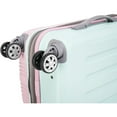 thumbnail image 3 of Rockland London Hardside Spinner Wheel Luggage, Carry-On 20-Inch and Tote 14-Inch, Mint, 3 of 7