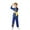 A-5011Blue, variant on MEZZALL Tracksuits Children Unisex Long Sleeve Shirt With Trousers Kung Fu Clothing Traditional Uniform Satin Suit Arts Clothing Sets Toddler Outfits Cute / 9-10 Years