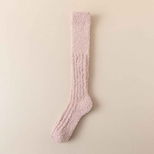 Calcetines para mujer, pantuflas, calcetines de invierno cálidos con forro polar, calcetines acogedores, suaves, gruesos y peludos, calcetines navideños para mujer