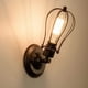 thumbnail image 4 of Retro vägglampa, industriell belysning, justerbar sockel, rostig w, 4 of 5