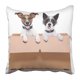 thumbnail image 1 of Funda de almohada ABPHQTO Entrega de Caja de Mudanza Mascota Dos Perros Color Marron 40x40 cm, 1 of 1