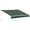 Green, variant on YYAo Patio Awnings Sun Shade Shelter, Patio Awnings, 10' x 8' Retractable Awning, Patio Awnings, Sunshade Shelter w/ Manual Crank Handle, Coffee Stripes