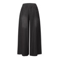 thumbnail image 4 of WILLBEST Jeans Mujer Pantalones Vaqueros Holgados de Pierna Ancha Para Mujer, de Talla Grande, de Corte Holgado, Elásticos, Con Bolsillos Profundos, Cintura Elástica Cómoda, Lavado Informal, 4 of 4