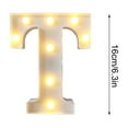 thumbnail image 2 of LED Alphabet Letter Lights for Parties, KT Board Digital Scene Decoration Props, Illuminated Decorative Letters for Birthdays, Weddings, and Kids’ Rooms, Customizable Names and Words, 2 of 6