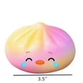 thumbnail image 2 of Chanana Crying Dumpling Squishy with Food Steamer, Cute High-Quality Silicone Sensory Stress Toys, Big Sad Bun Stress Ball, Soft Squeeze Decompression Dough for Adults, 2 of 7