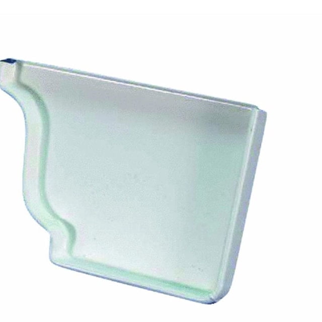 Tapa de cierre Amerimax Home Products 27006 para canalones, color blanco