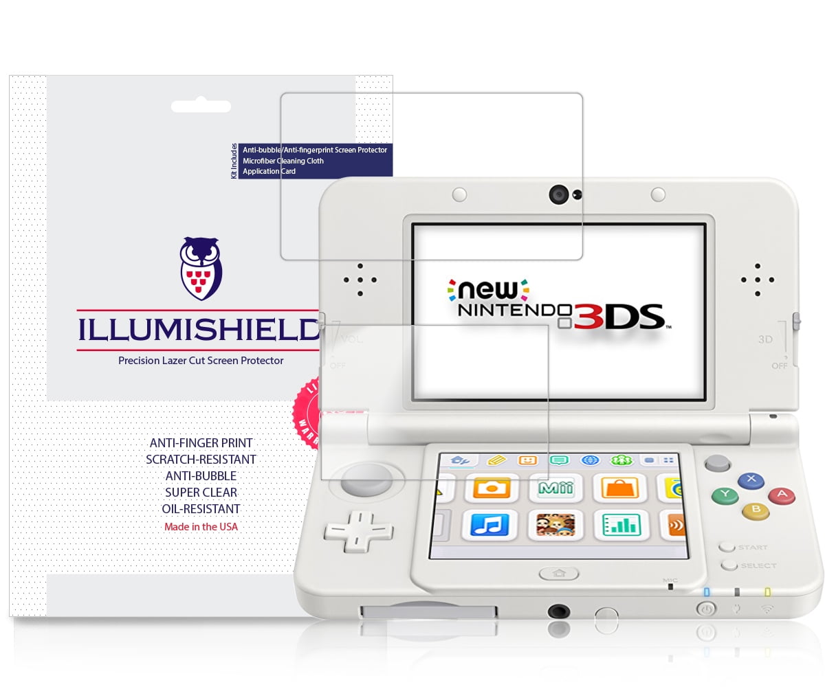 iLLumiShield Screen Protector 3x for New Nintendo 3DS Standard 2015