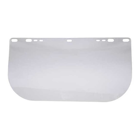 Jackson Safety Replacement Windows for F10 PETG Face Shields - Clear AF - 8" x 15.5" x 0.035" - Shape E - Unbound