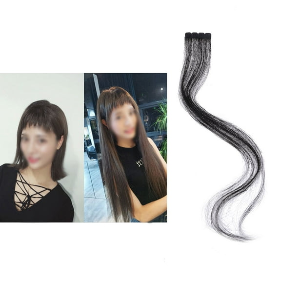 PENIKOKO Real Hair Extension Hair Extensions For Girls Black Human Hair 1Pack