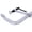 Silver + Steel#75, variant on Bar Clamps Set for Woodworking and Welding, Drop Forged Steel F Clamps 24 Inch x 4-3/4 Inch Throat, Pack of 2, Silver