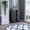 Black, variant on Cterwk Single Door Bar Cart with 2 External Shelves and 4 Wheels and 6 Wine Rack, Black