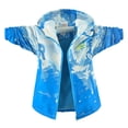 thumbnail image 2 of Miaoju Girls Boys Rain Jackets, Lightweight Waterproof Kids Rain Coats with Hood Windbreakers for Kids, Blue 9-10 Years, 2 of 8