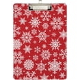 thumbnail image 1 of FMSHPON Christmas Frost Xmas Snowflake Clipboard Hardboard Wood Nursing Clip Board and Pull for Standard A4 Letter 13x9 inches, 1 of 5