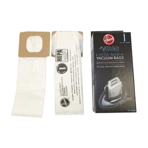 Hoover 8 Platinum I Vacuum Bags for Platinum Canisters( 4 PACKS EACH WITH 2 BAGS)