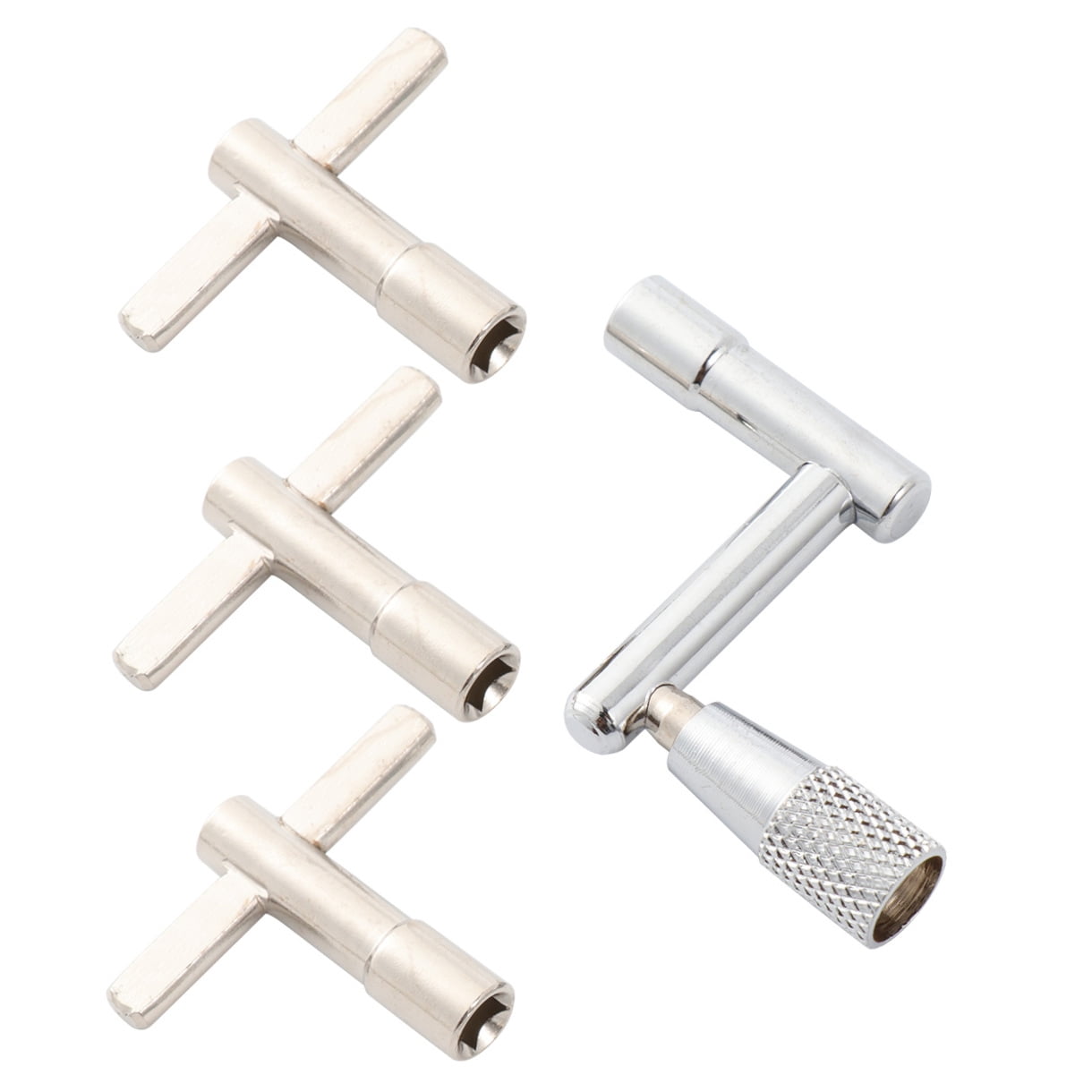 HONMEET 4Pcs Fast Loading Drum Tuning Keys Assorted Colors Lightweight Metal Construction for Musical Instruments