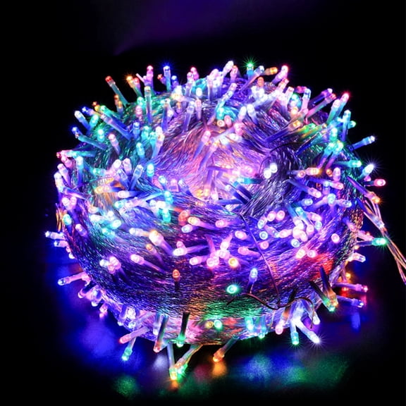 Bomd 200 LED String Lights 66ft Multicolor,Plug in Fairy Lights with 8 Modes, Indoor Outdoor Christmas Lights for Tree Bedroom Patio Yard Holiday Party Decor (Multicolor, 200 LED 33ft)