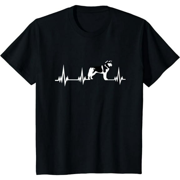 Siberian Husky heartbeat Shirt Gift for Men Women Boys Girls T-Shirt