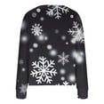 thumbnail image 4 of Npasoilc Cardigan Ugly Christmas Sweaters for Women Fall Winter Trendy Button Down Open Front V-Neck Holiday Fleece Sweater Christmas Printed Plush Casual Outwear Jacket, 4 of 5