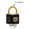 thumbnail image 4 of ABUS T84MB by 30 C KD 30mm Body Brass Padlock, Black, 4 of 4