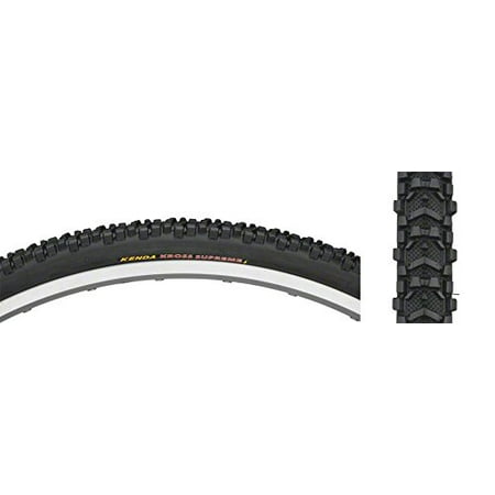 35' Diameter Color - Kross Supreme 700 x 35 Black/Black, Rubber Compound: StandardTire Bead: FoldingTire Detail Color: BlackTire Diameter: 700cTire Width: 35mm By Kenda