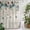 Flaxen, variant on Teal Tulips Cream Shower Curtain - Water Repellent Fabric Shower Curtains Washable, Vintage Farmhouse Chic Flowers Decorative Polyester Cloth Bathroom Curtains Modern Bath Decor 72"x84"