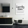 thumbnail image 2 of Stupell Industries Help Wanted Laundry Room Sign Bold Black White, 36 x 48, Designed by Kim Allen, 2 of 6