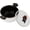 White, variant on 8L Cooker with Visual Glass Lid and 2 Handles, Non-Stick Multi-Function Cooking Pot for Gas Stove, Electric Ceramic Stoves, Induction (Black)