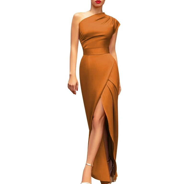 EHQJNJ Holiday Dresses for Women Plus Size Personality Solid Color Dress  Simple and Exquisite Design Suitable for All Occasions Skater Dress for  Women ...