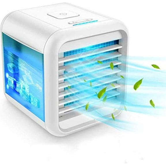 Ecotronic 3-Speed Battery Powered Evaporative Air Cooler, White