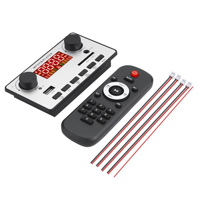 sweethay Amplifier Decoders Music Player Audio Recording Module Radio Car Digital Board Stereo Decoding Electronic Black Plata
