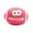 E - 6.4x9.5cm, variant on Funny Face Latex Squeaky Chew Toy, Durable Interactive Dog Toy for Teething, Boredom Relief, and Play,D - 6.4x9.5cm
