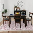 thumbnail image 2 of Lahome Decor 3'x5' Washable Rug for Bedroom, Vintage Area Rug for Dorm Room, Indoor Soft Distressed Floral Throw Rugs Non-Slip Backing for Entryway Farmhouse Kitchen Kids Playroom,pink, 2 of 7