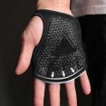 thumbnail image 3 of Guantes de fitness para gimnasio, protectores de palma para manos, entrenamiento de culturismo, guantes de entrenamiento de levantamiento de pesas, L, 3 of 5
