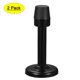 thumbnail image 1 of Tope para puerta Uxcell con punta de goma de aleación de zinc cepillado negro 2Pack, 1 of 5