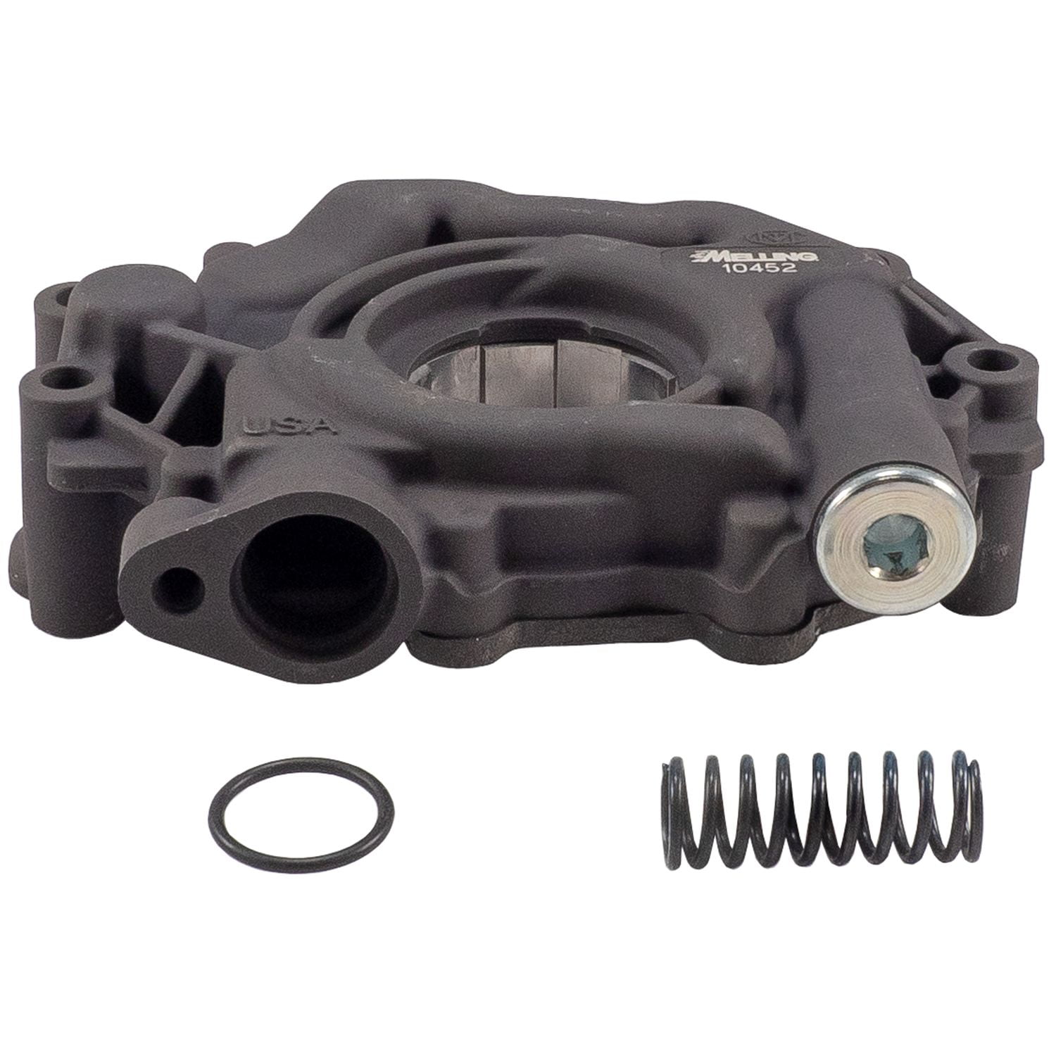 Melling 10452 Oil Pump - Standard Volume/High Pressure - 1 in Inlet Fits select: 2013-2020 RAM 1500, 2009-2012 DODGE RAM 1500