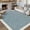 Blue, variant on Washable Rugs 2x6 Hallway Runner Non Slip Kitchen Rugs Soft Non Shedding Low Pile Entryway Rug Jute Color Farmhouse Runners Stain Resistant Carpet for Bath Laundry Room Bedside, Jute Color