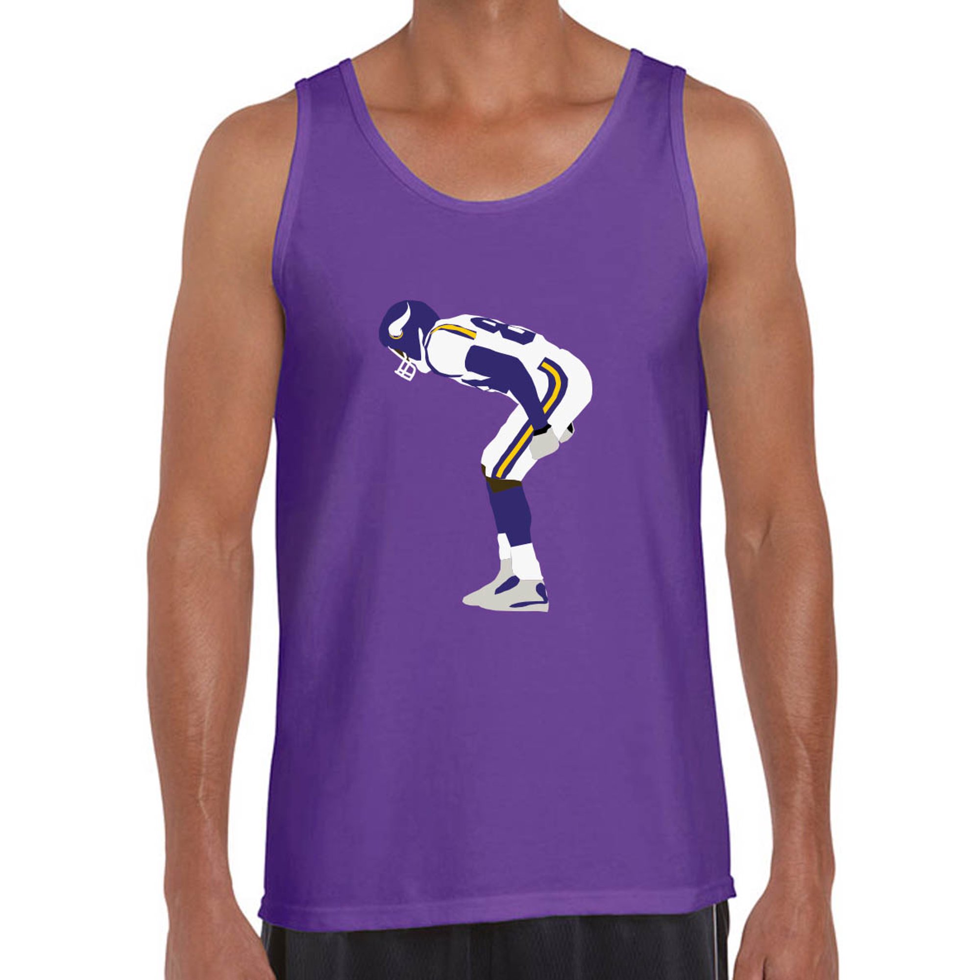 Men's Purple Minnesota Vikings Big & Tall Muscle Tank Top